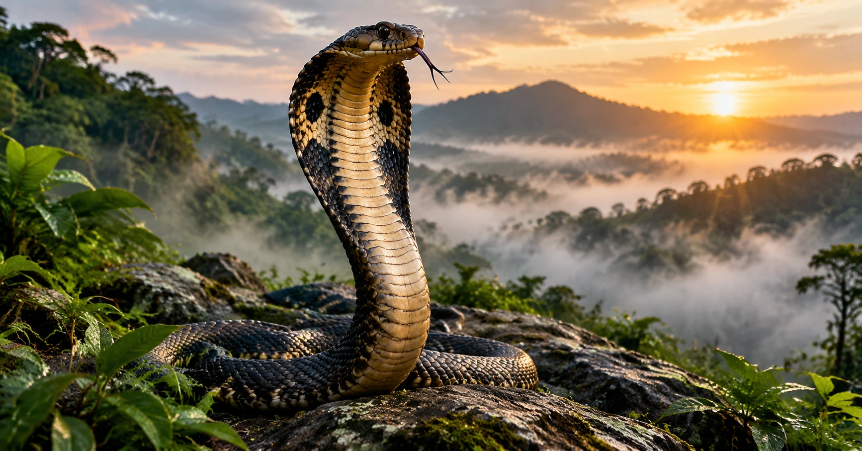 King cobra standing tall: Biểu tượng sức mạnh và sự uy nghiêm trong tự nhiên - image 3 King cobra standing tall: Biểu tượng sức mạnh và sự uy nghiêm trong tự nhiên - image 3