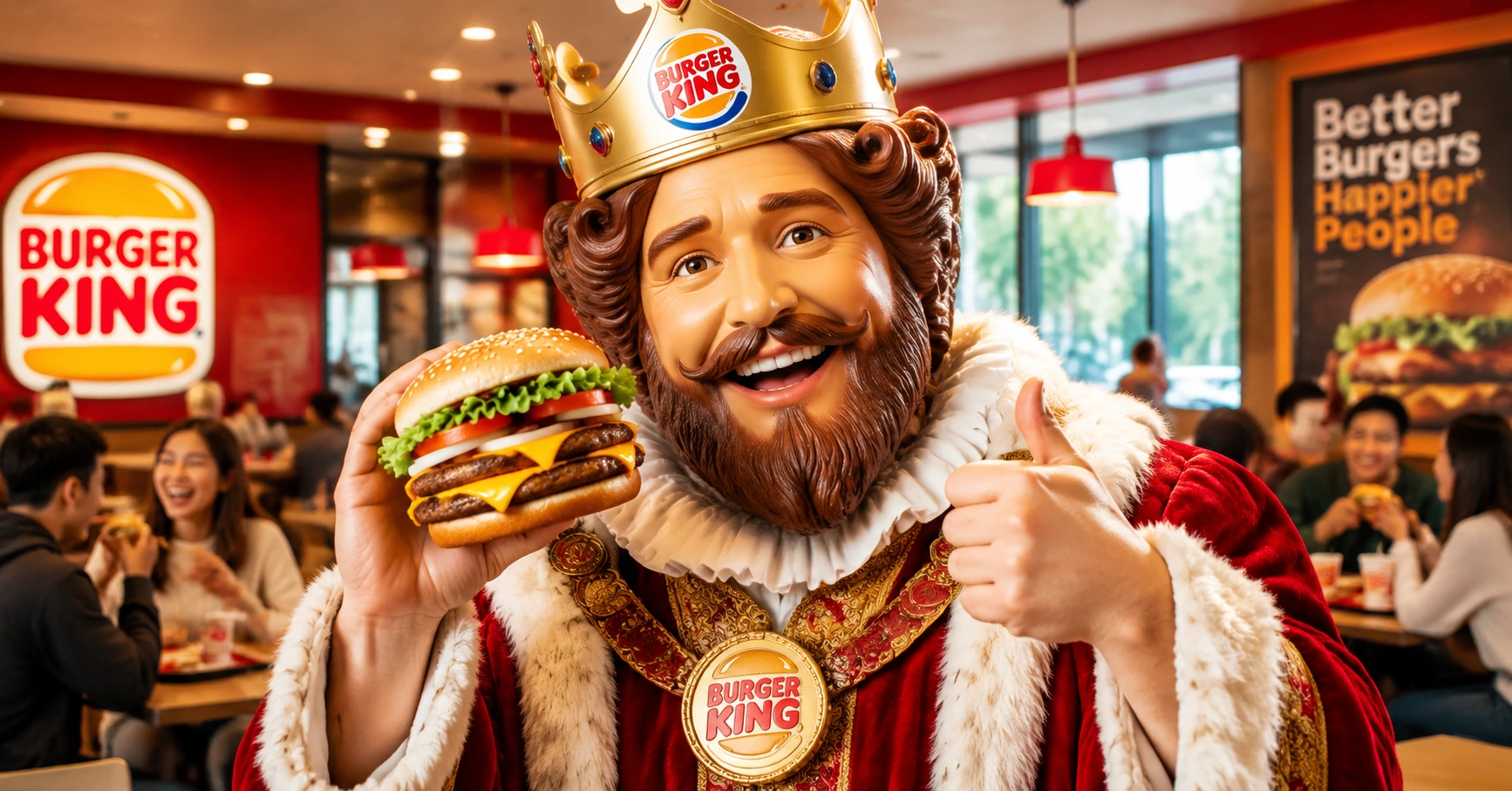 Burger King Mascot – Biểu tượng và câu chuyện thú vị - image 1 Burger King Mascot – Biểu tượng và câu chuyện thú vị - image 1