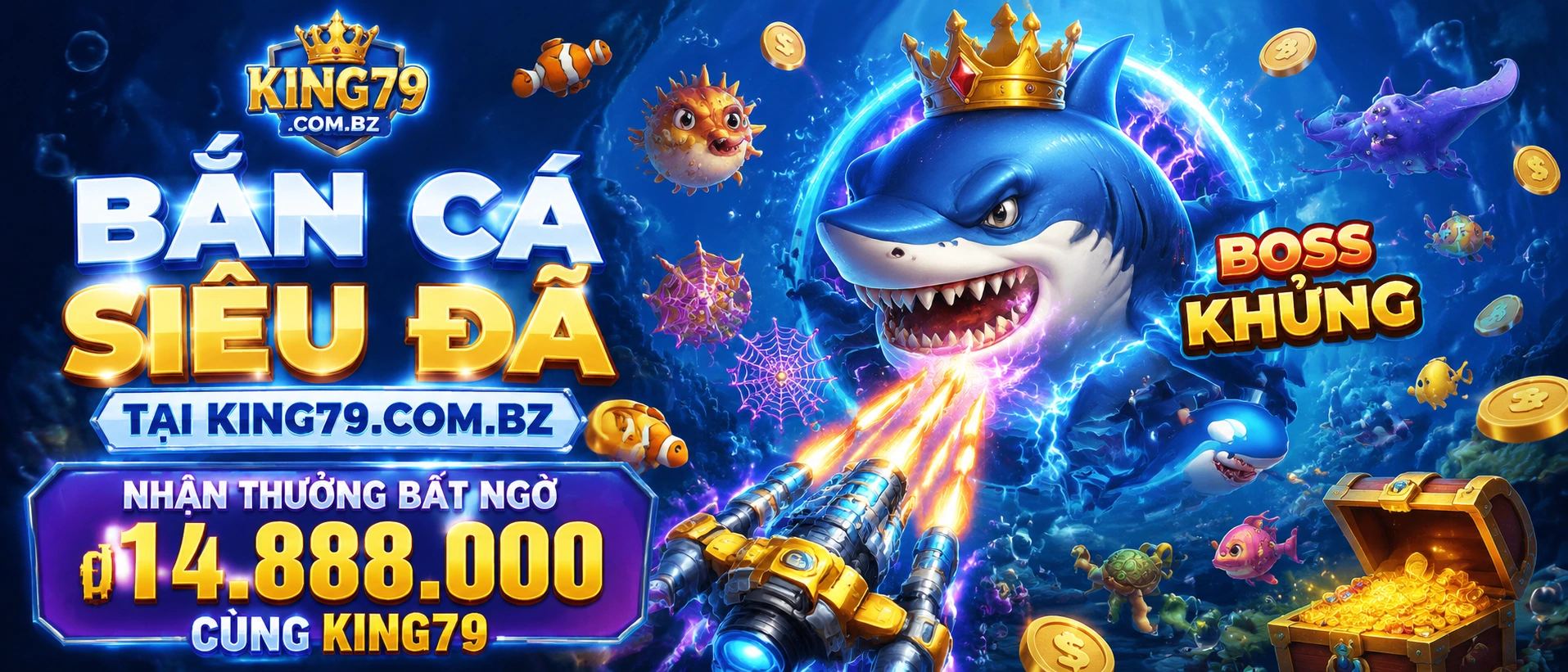 Game Bắn Cá 3D với hiệu ứng đại dương sống động