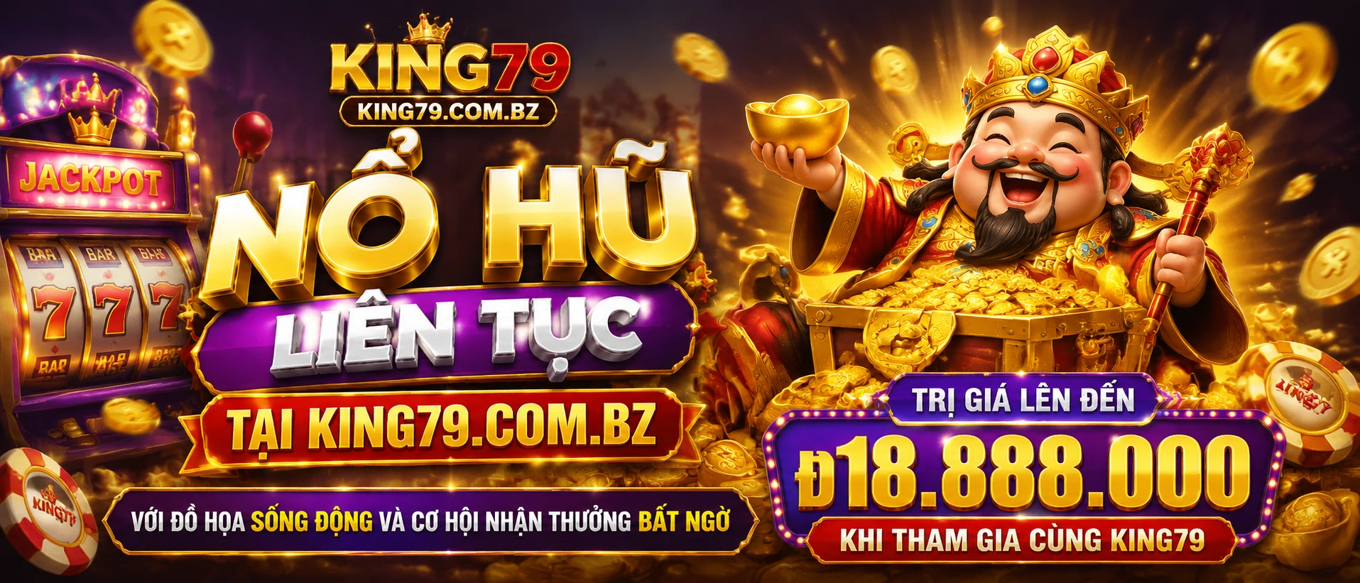Danh mục slot game king79 tối ưu cho điện thoại