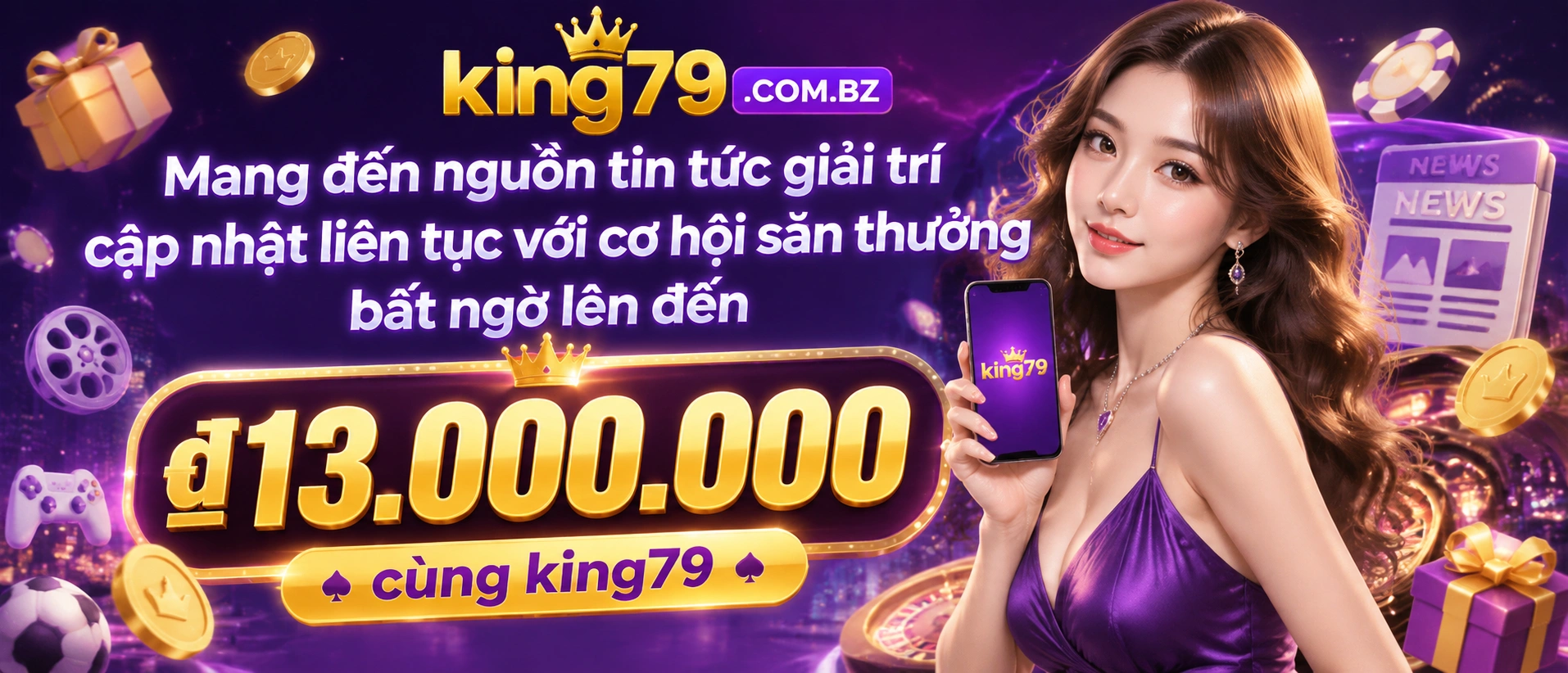 Khu tin nổi bật king79 với bố cục danh mục và thẻ bài viết